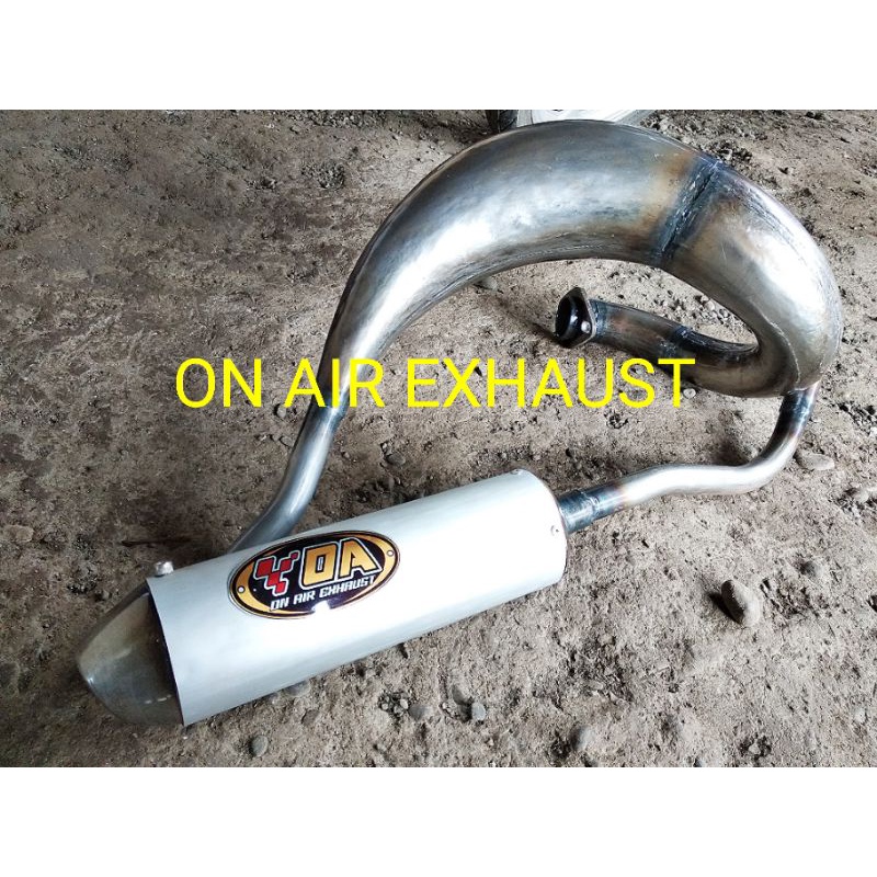 knalpot Udang Trail Ninja  Rx King Rxz  leher YZ
