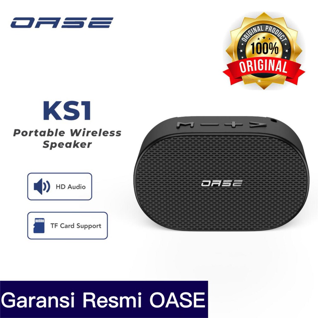 OASE SPEAKER BLUETOOTH WIRELESS KS1 MUSIK ORIGINAL GARANSI RESMI