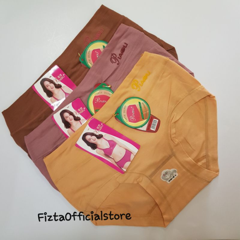 (6pcs) Celana Dalam Wanita Piaoli 1608 Original