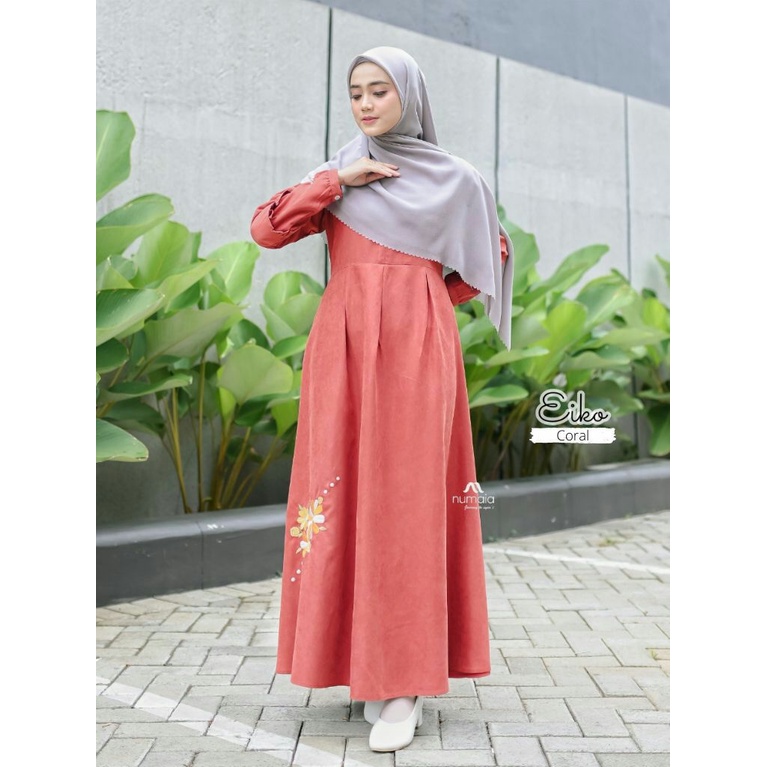 Dress/Gamis Bordir ORI Brand NUMAIA "Eiko Dress"