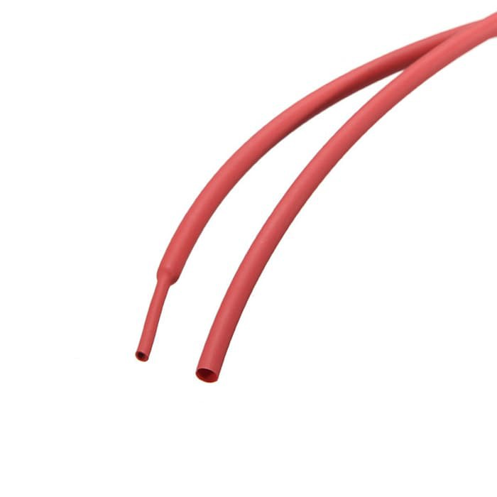 

Heatshrink Merah Ecer 5 mm 1 meter Selongsong Bakar