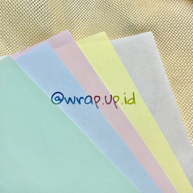 POLOS WRAPPING PAPER 22x69 44x69 kertas doorslag tissue paper