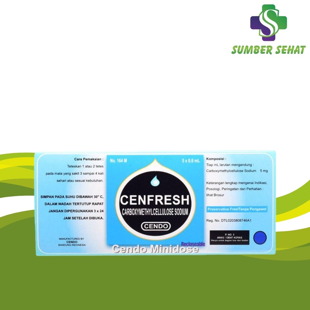 CENDO CENFRESH MINIDOSE 0,6 ML