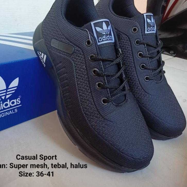 Jangan Ketinggalan order..  SEPATU SEKOLAH NEO ADIDAS NEW HITAM FULL POLOS PRIA WANITA / SEPATU FORM