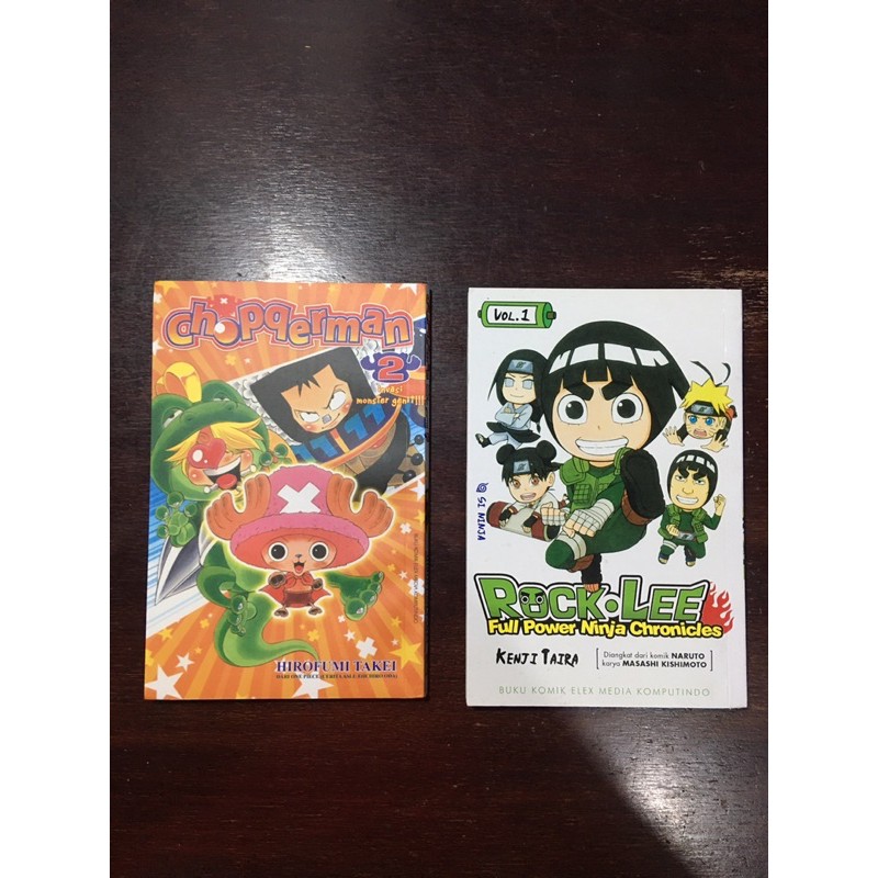 Buku komik - Chopperman vol. 2 and Rock lee vol. 1