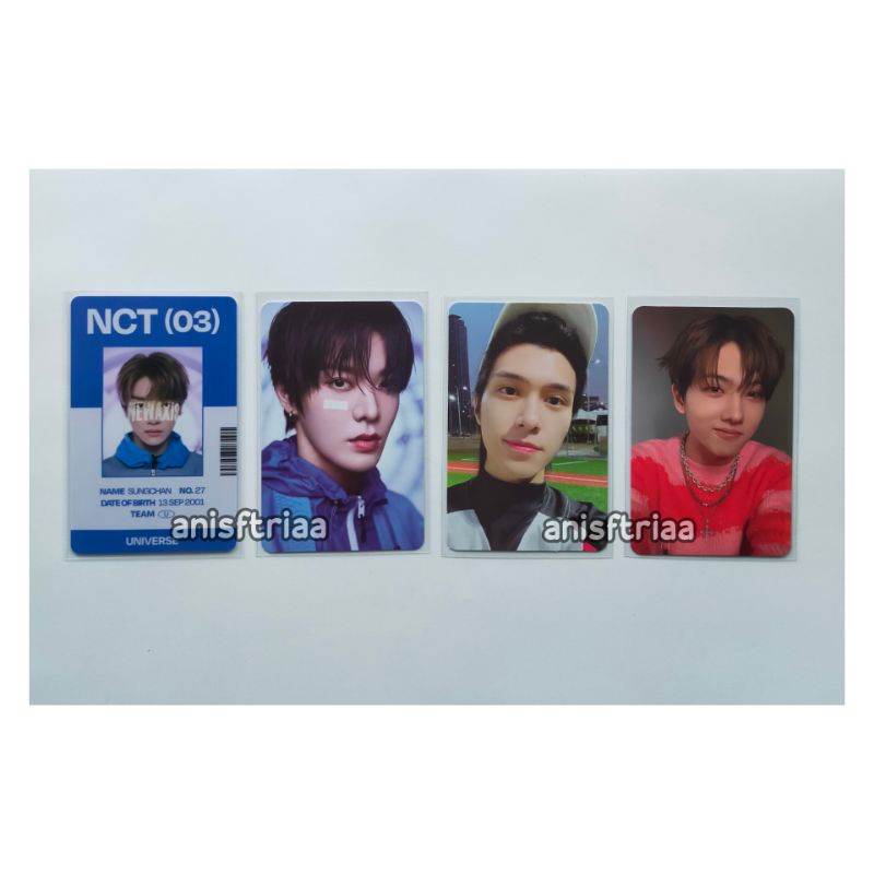 ID CARD UNIVERSE SET YUTA CONCEPT SUNGCHAN JISUNG PB UNIVERSE