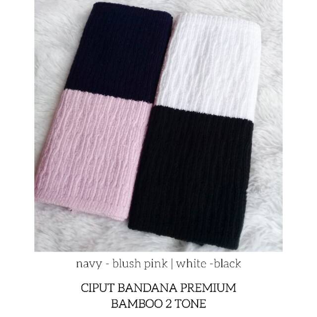 Ciput Bandana Premium Bamboo 2 Warna Annisa HQ