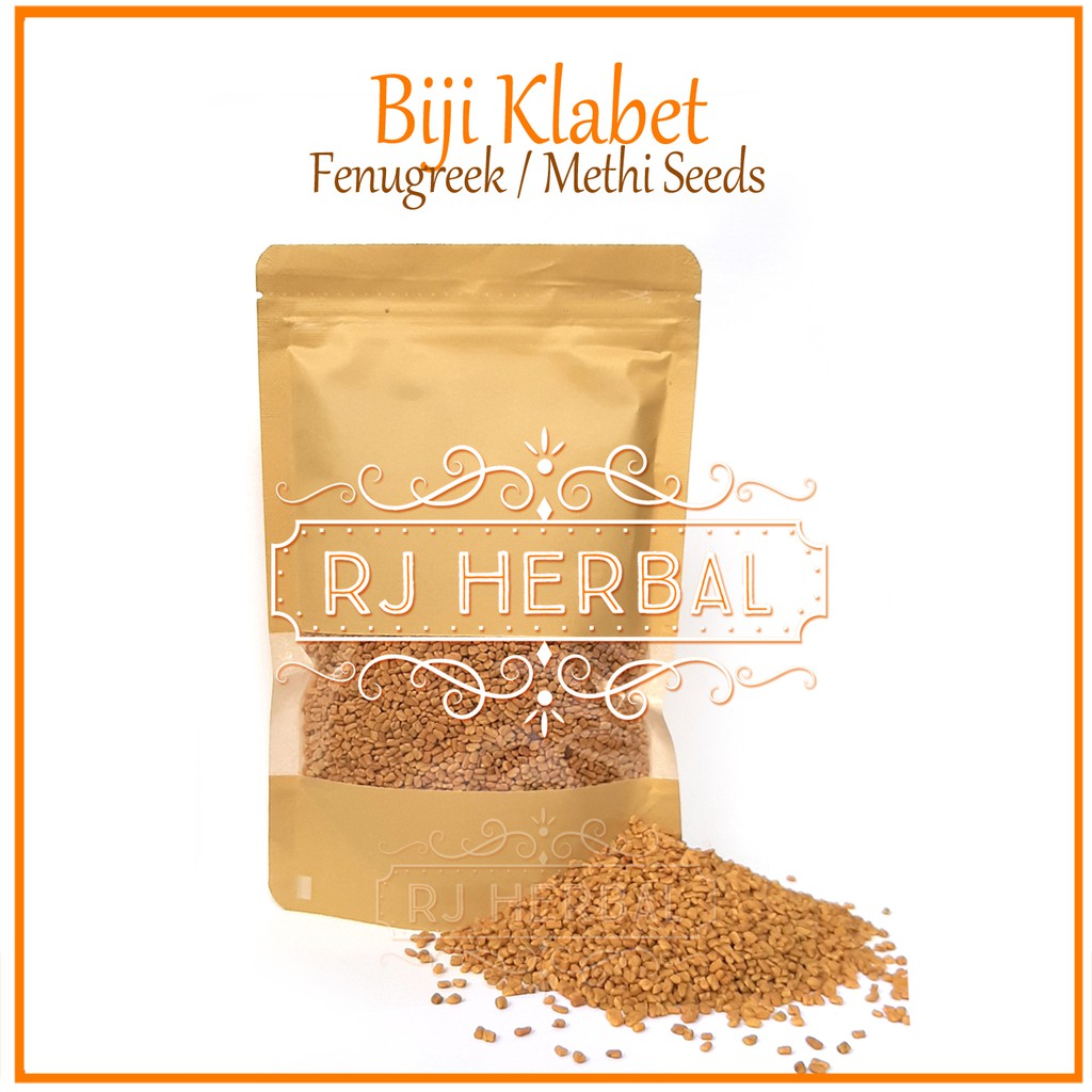 [250 gram] Biji Klabet / Methi Seeds / Fenugreek / Hulbah