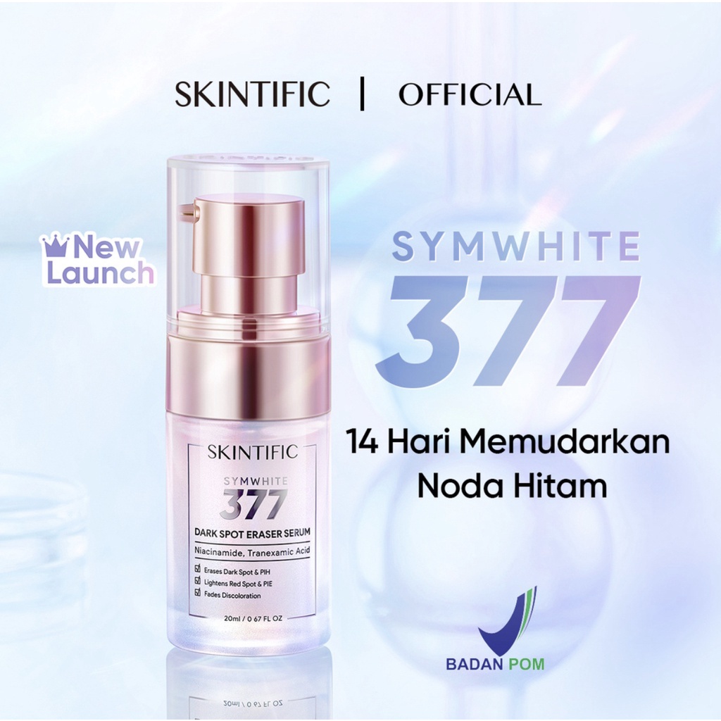 SKINTIFIC SymWhite 377 Dark Spot Eraser Serum Brightening Serum 20ml [BPOM]