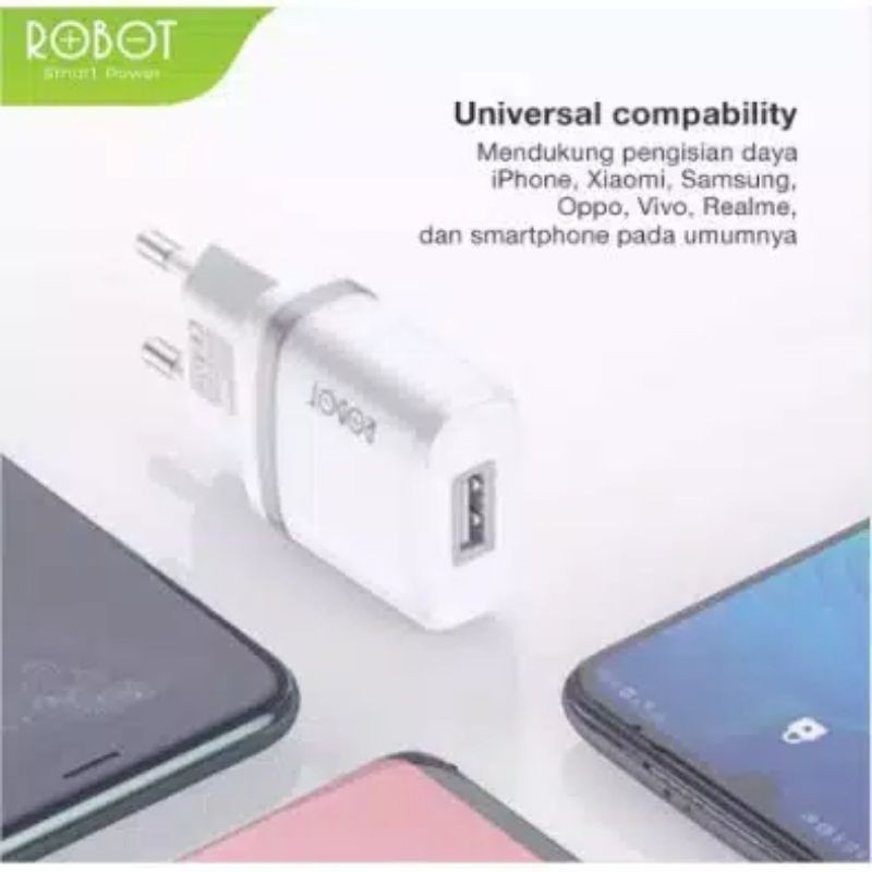 ROBOT RTK7 KEPALA CAS CHARGER KABEL DATA MIKRO USB ORIGINAL 100% ASLI GARANSI RESMI SET FAST CHARGE