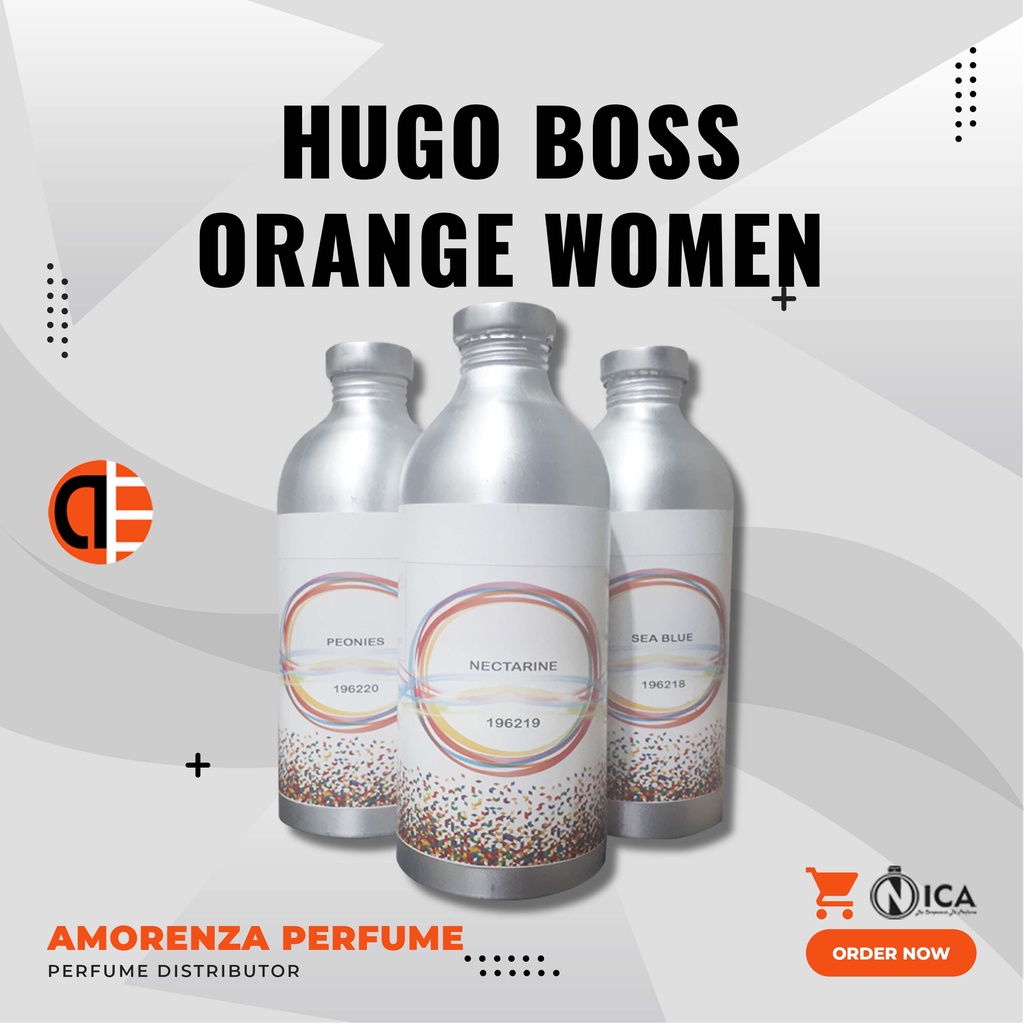 Bibit Parfum Murni HUG0 B0SS 0RANGE W0MEN - SLASH Nica Fragrance 250ml Segel Pabrik