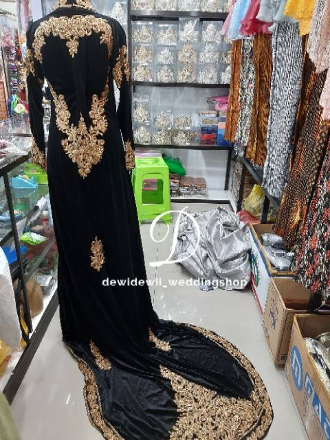 Kebaya Bludru Pengantin