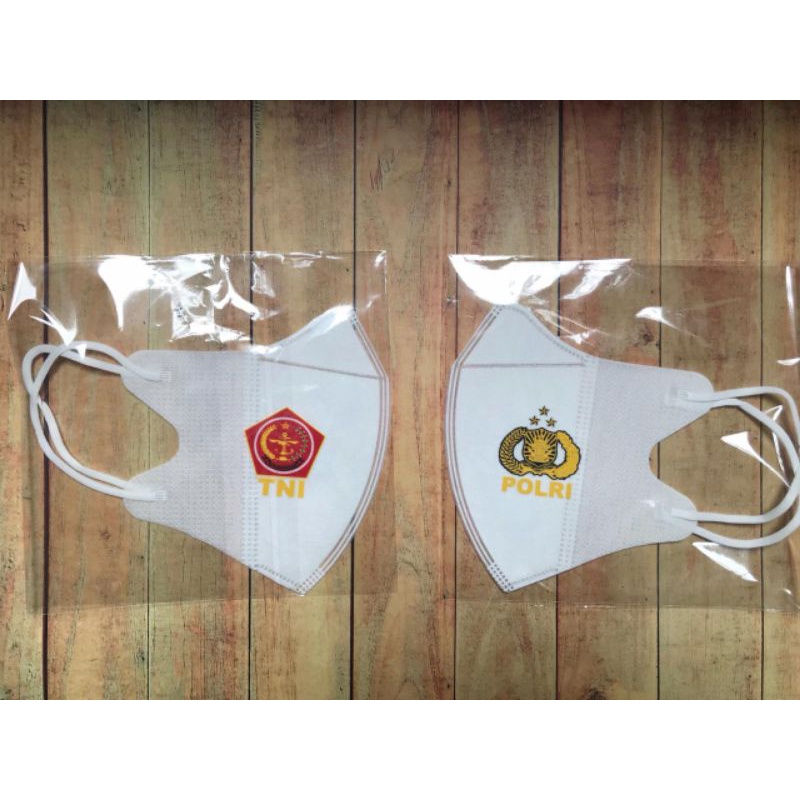 Masker Duckbill face mask TNI POLRI premium ( grosir )