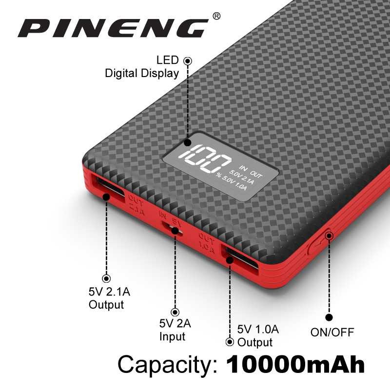 PINENG Power Bank 2 Port 10000mAh - PN-963