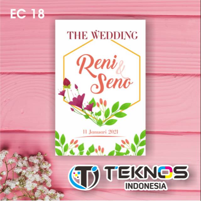 KARTU UCAPAN SOUVENIR - UCAPAN TERIMAKASIH SOUVENIR CUSTOM