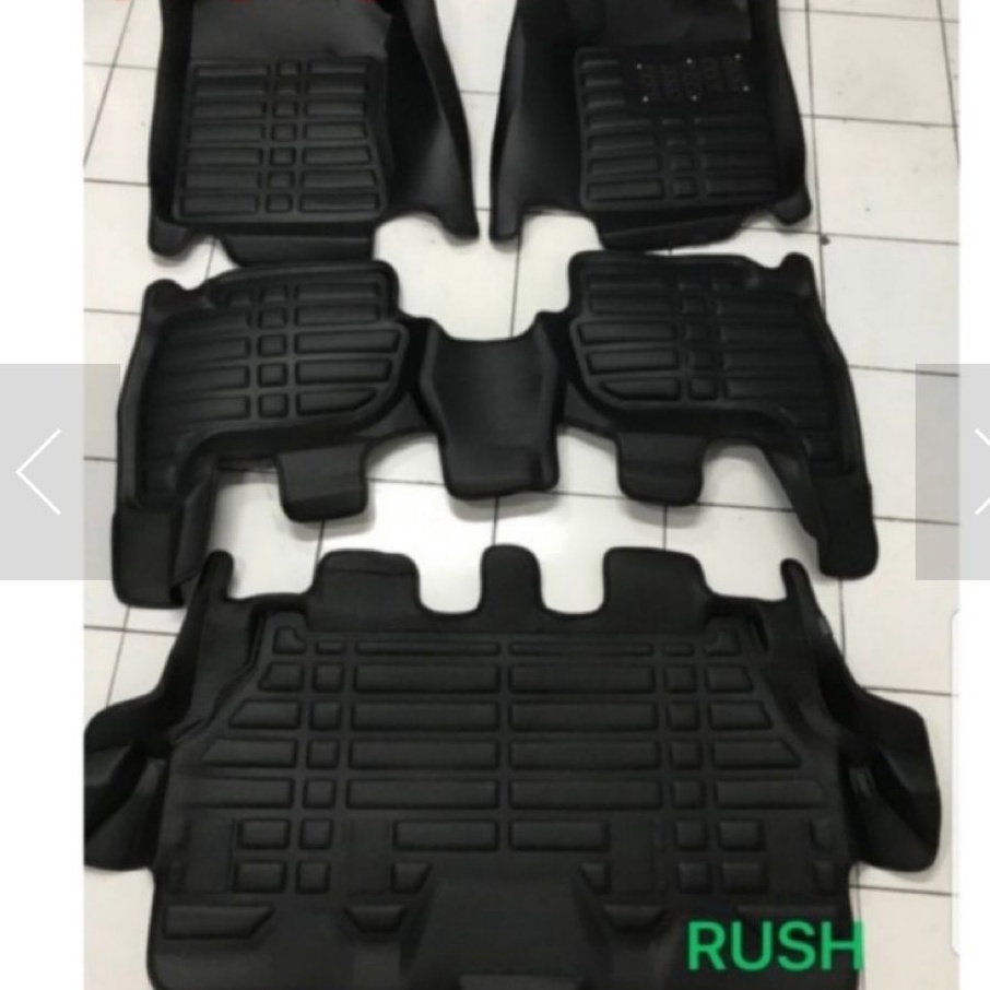 Karpet Mobil 5D Premium 3 Baris untuk mobil Rush Dan Terios 2018-2021