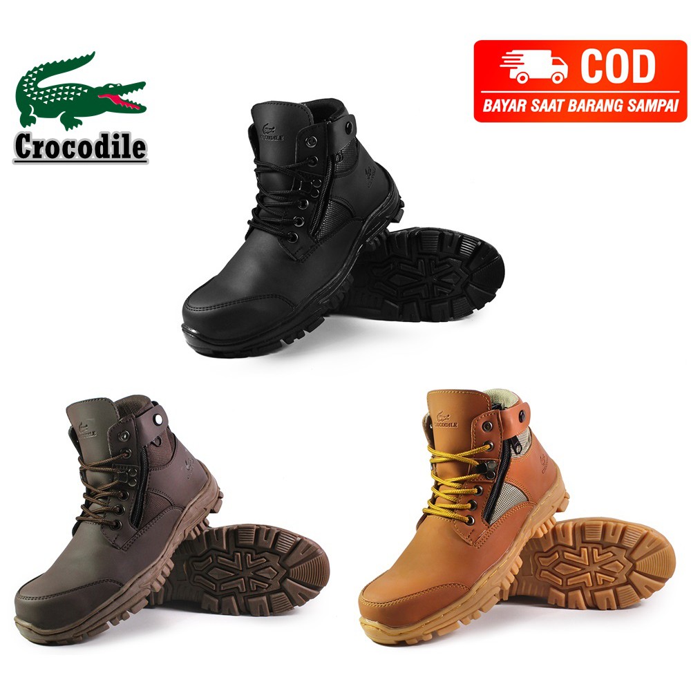 SM88 - Sepatu Pria Termurah Crocodile Jointer Sleting Boots Safety Outdoor Hiking Gunung Kekinian