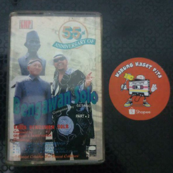 Kaset 55th Anniversary Bengawan Solo Gesang