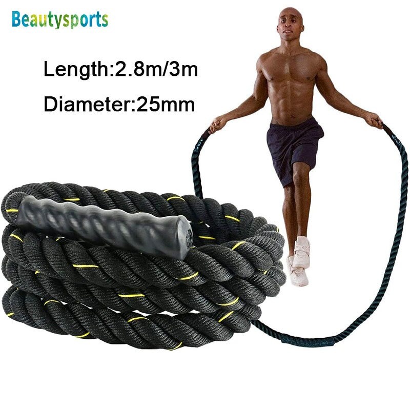 Tali Skipping Jump Rope Tali Skipping Kuat Tahan Lama Heavy Power Training 3mx25mm