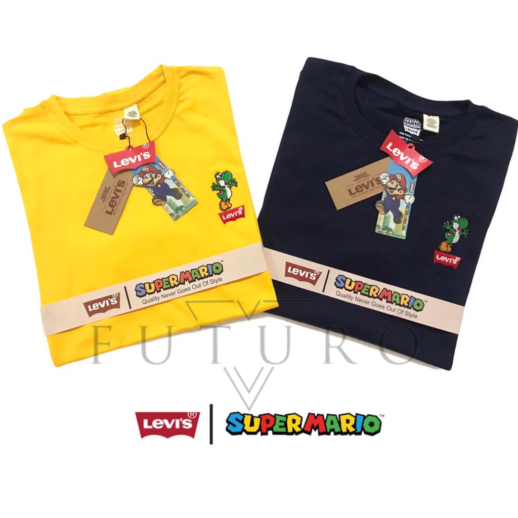 Levis x Mario Bros kaos Oblong premium