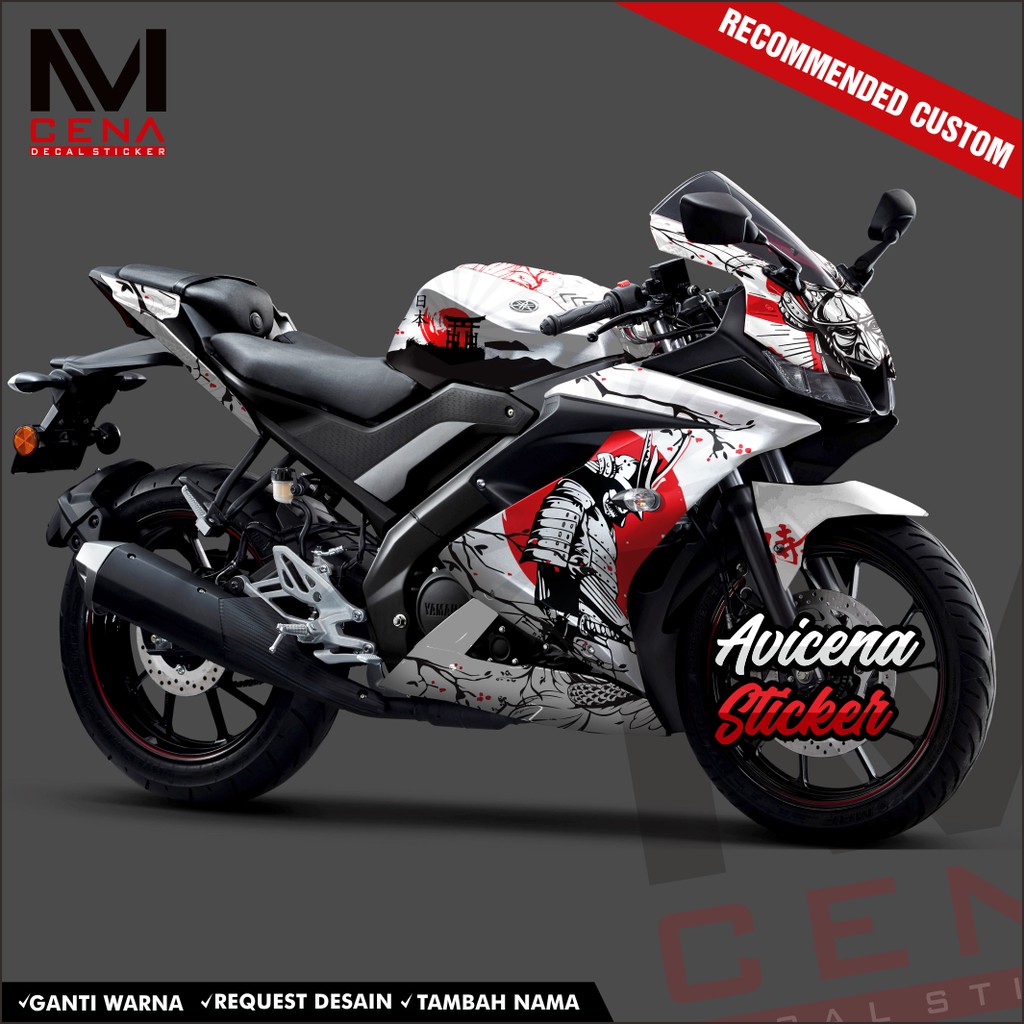 Sticker Decal R15 V3 Full Body Decal Sticker Yamaha R15 V3 Striping r15 v3 full body jpn