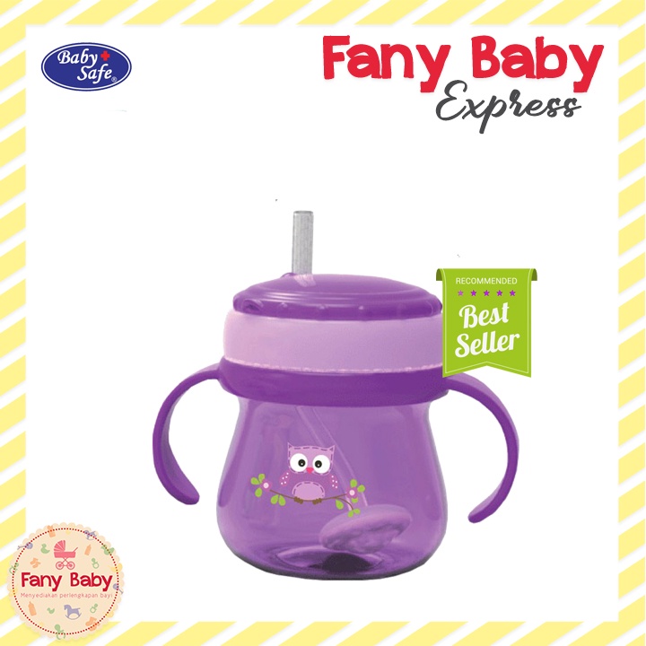 BABY SAFE STRAW CUP BOTTLE 250ML / JP019