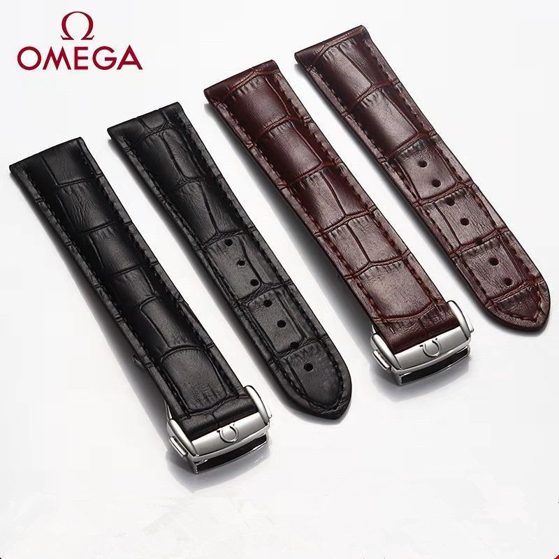 omega 20mm leather strap