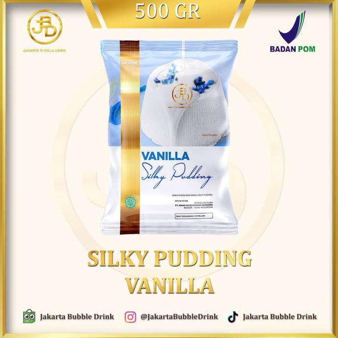 

Bubuk Silky Pudding Vanilla 500gr || Jakarta Bubble Drink TERLARIS TERPERCAYA ORIGINAL