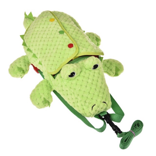 Tas buaya anak / ransel harness bayi / busy book bayi / tas tali pengaman bayi / ransel buaya anak