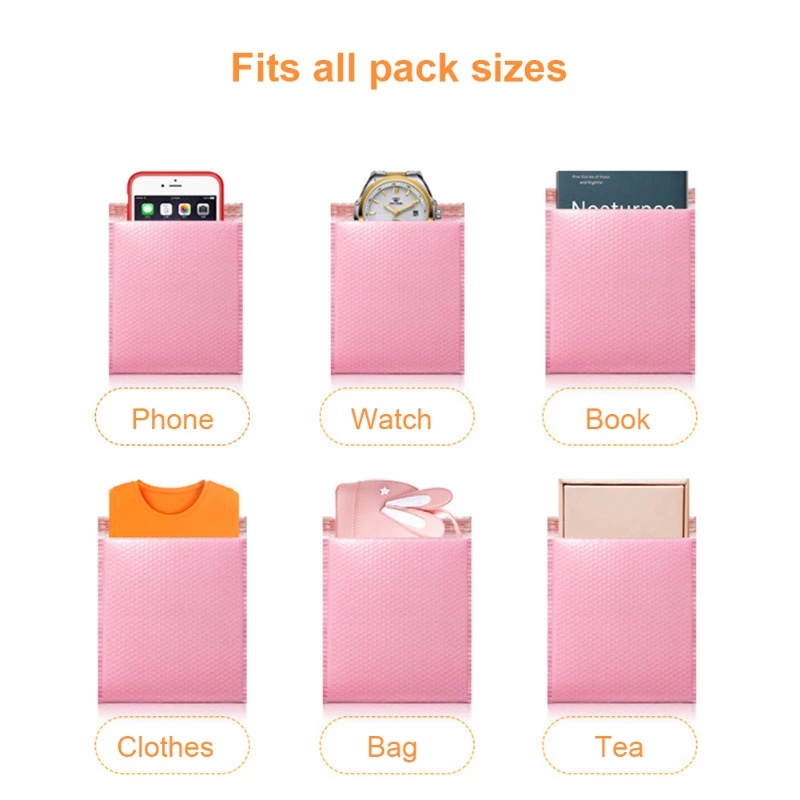 Kantong Kemasan Kantong Perekat Diri  Tas Kurir Plastik Anti Air Pinktravel Storage Pouch