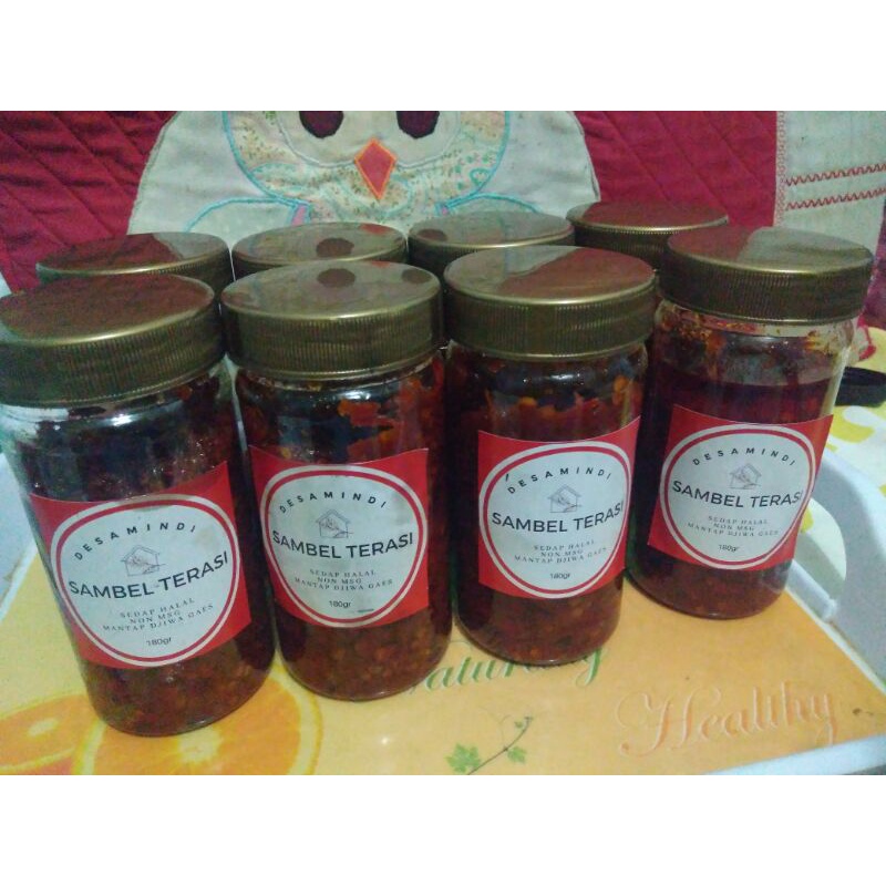 

180 Gr SAMBEL TERASI HOME MADE DESAMINDI Non MSG No PENGAWET