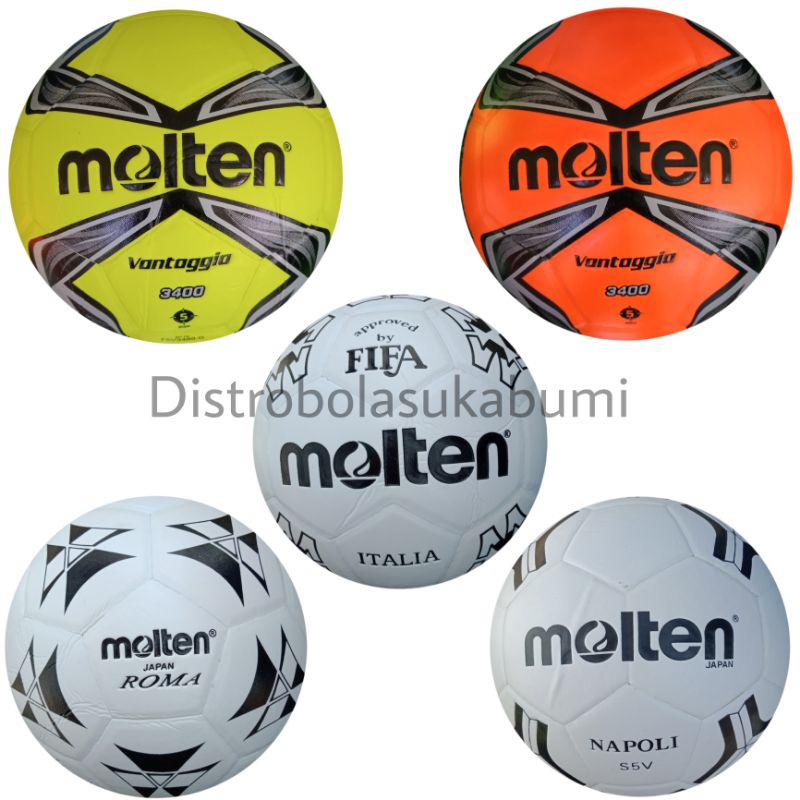 bola sepak molten size 5/bola sepak molten press ukuran 5/bola molten