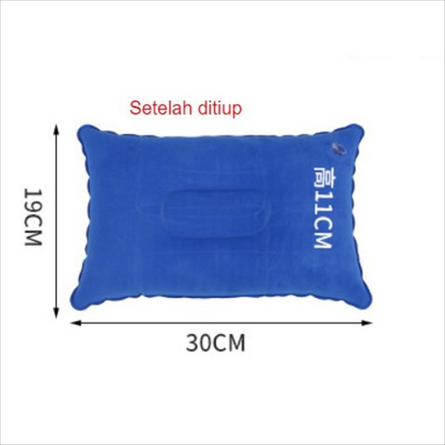 Bantal Kepala Angin Udara Tiup Portable Air Pillow