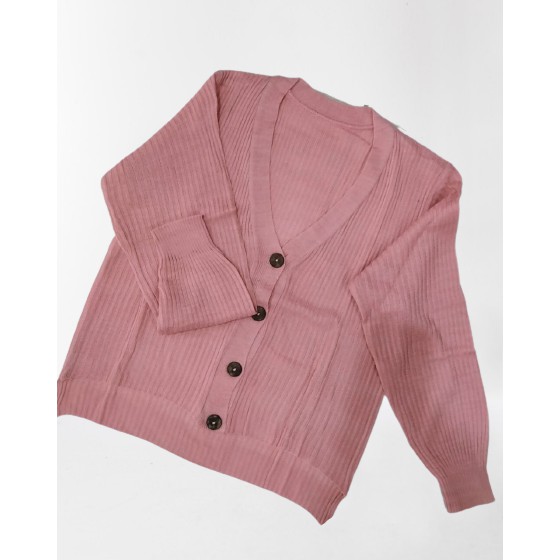 carla cardi-outer cardigan crop batok-belakang panjang