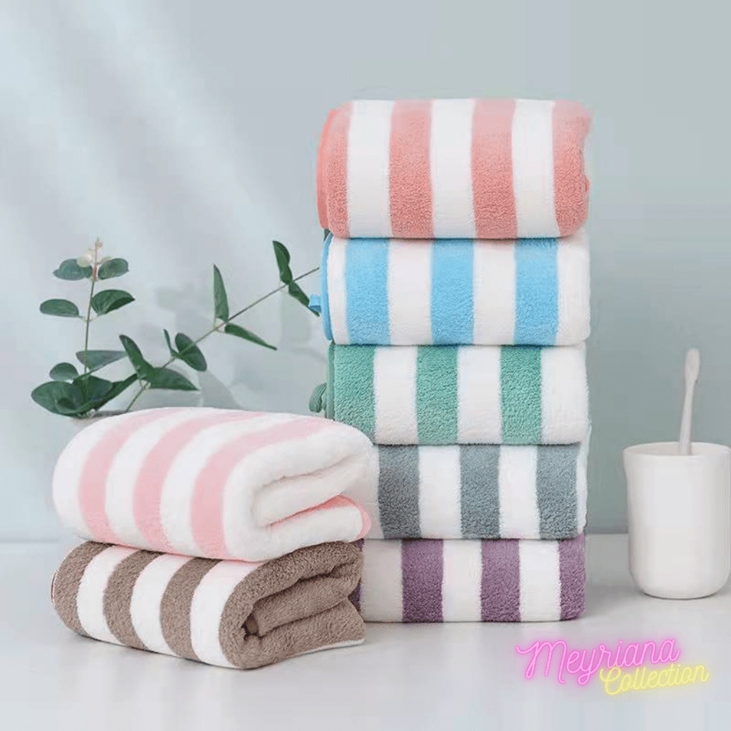 Handuk Bayi Baru Lahir Lembut Super Soft Tebal Dan Halus Ukuran 50 x 100Cm Unisex Meyriana Collection