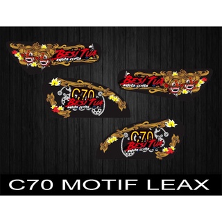 Striping C70 Striker Decal Variasi Sticker Motor Olong Bebek Jahat 16 Shopee Indonesia