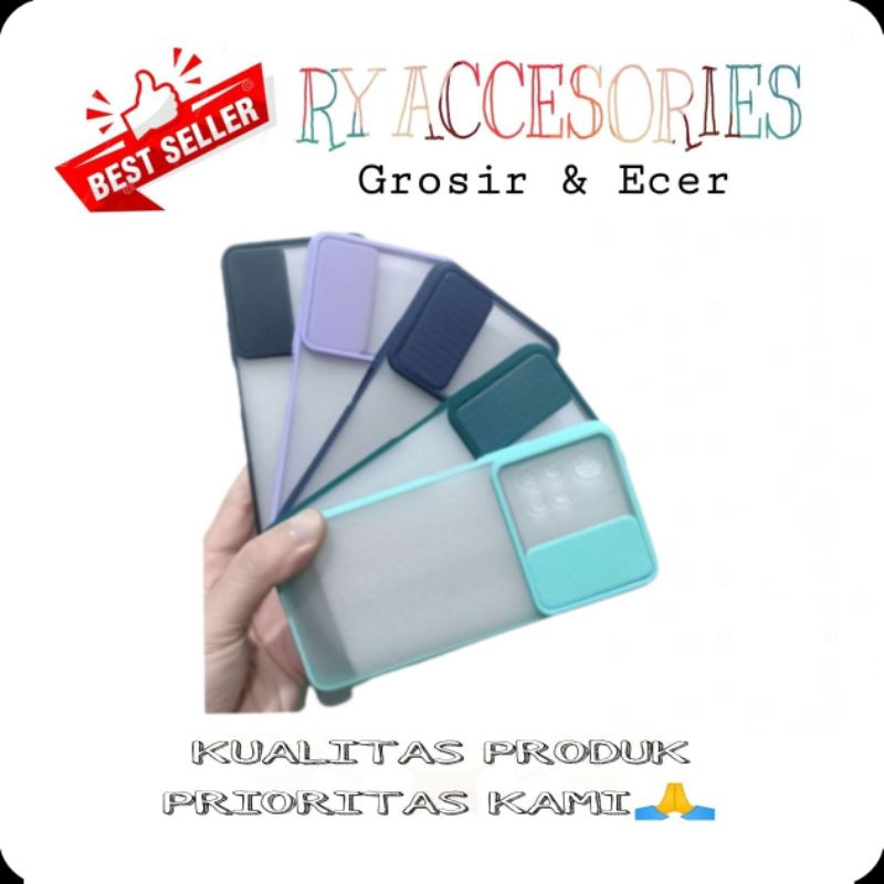 RY - Hard Case Slide Sliding Kamera Xiaomi Redmi Note 11 Pro Case Sliding / Softcase Xiaomi Redmi No