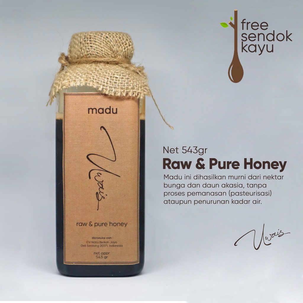 

Madu Murni Asli 543gr Uwais Nektar Akasia100% Alami Pure Natural Raw Honey Kesehatan