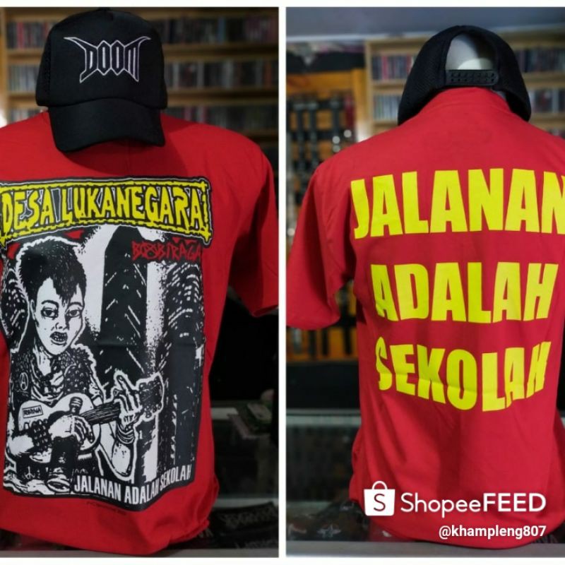 kaos punk DESA LUKA NEGARA MISFITS MOLOTOC COCKTAIL