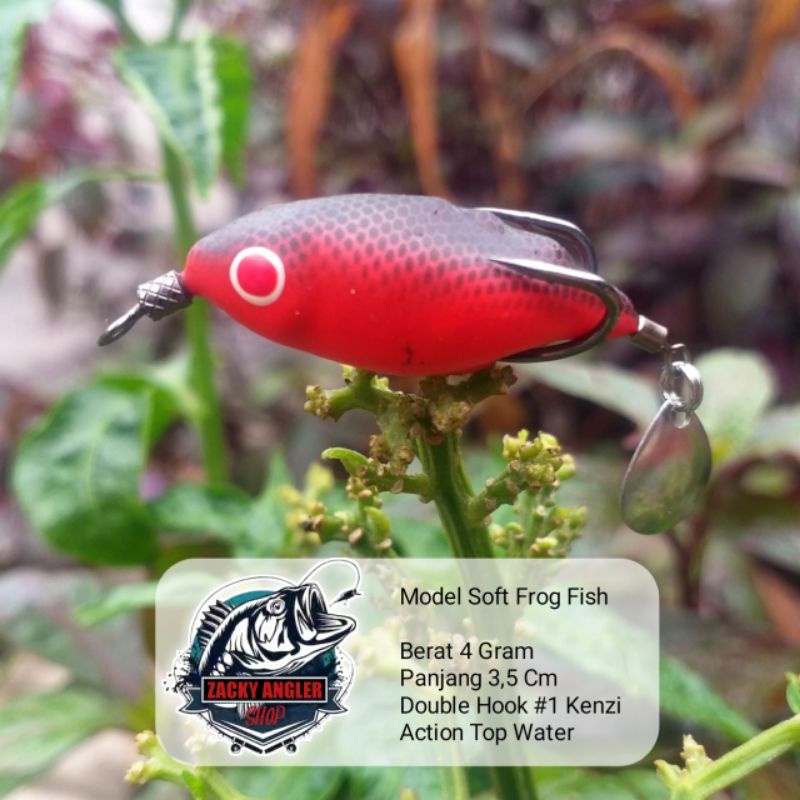 Soft Frog Model IKAN 21 Lure Umpan Gabus