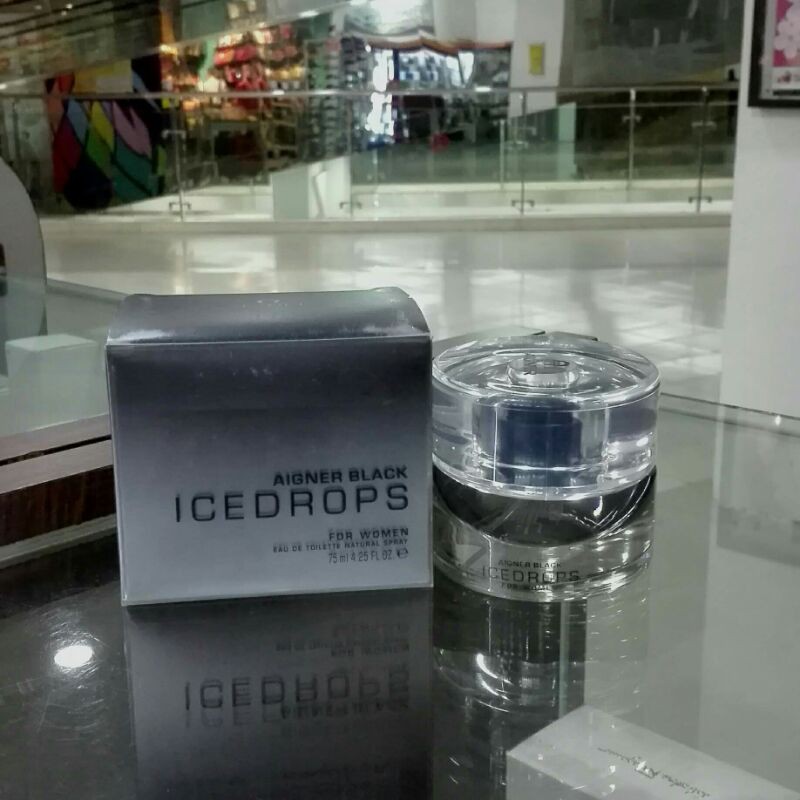 Aigner Black Icedrops For Women EDT 75ml Parfum Original 100%