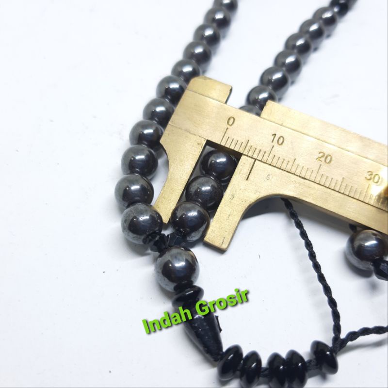 TASBIH BATU KESEHATAN BLUSTIN 8MM 33BUTIR ORIGINAL