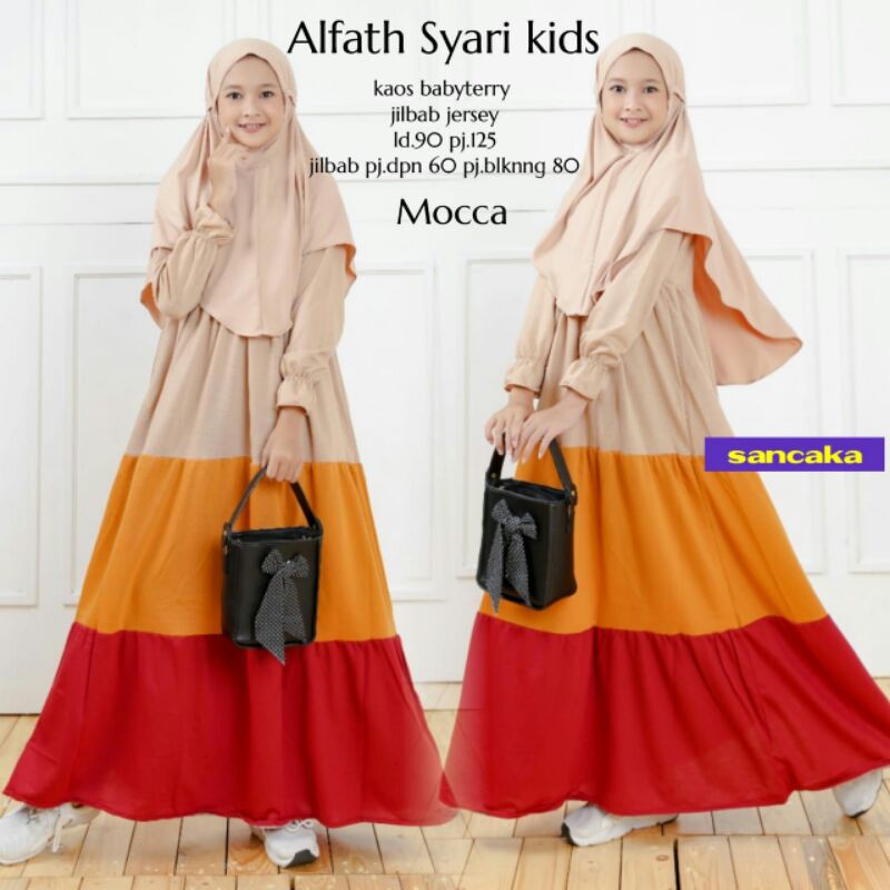 Gamis Alfath Syar'i Kids BY Sancaka