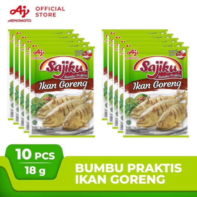 

Sajiku Bumbu Praktis Ikan Goreng 18g (10 pcs)