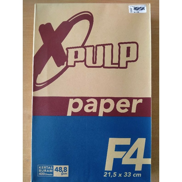 

Kertas Buram X Pulp F4