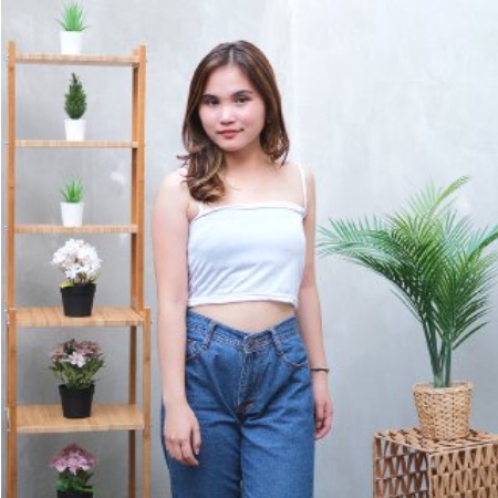 Tank Top Crop Dewasa | Crop Tali Wanita |*harga 6 pcs | Size M-L-XL | Bahan kaos PE