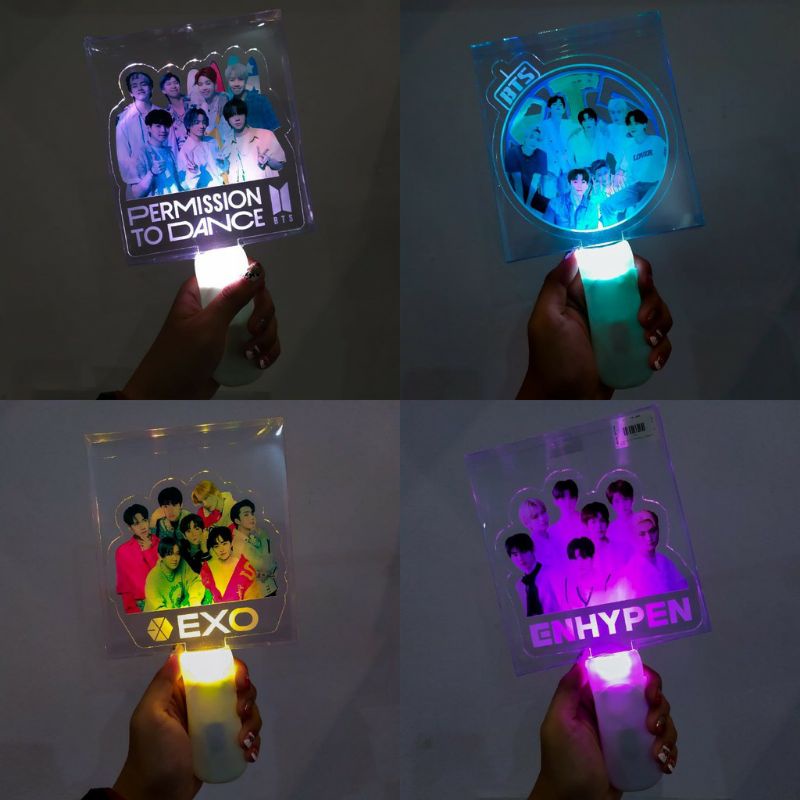 LIGHSTICK BTS TXT ENHYPEN BANGTANBOYS FAN MADE LAMPU ARMY TANGAN KONSER KPOP ARMY BOMB