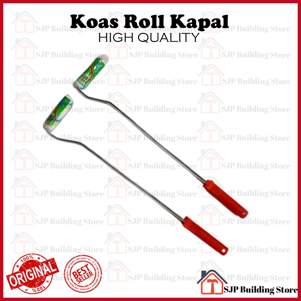 [COD] Koas kapal cat rol kecil gagang panjang / kuas roll rol kapal