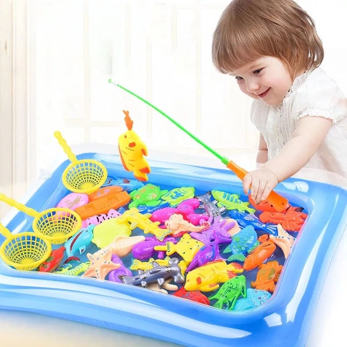 

IBU & BAYI MAINAN & AKTIVITAS BAYI MAINAN ANAK SET KOLAM PANCINGAN IKAN TANPA DUS/BOX HR1465W