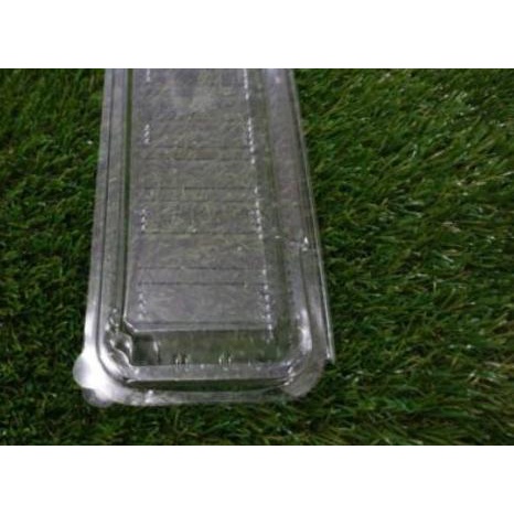 ► Tray Mika Sushi Plastik (isi 50pcs) SSC 6 / Mika Sosis Tebal / Plastik kemasan ♘